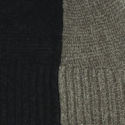 モール配色ハイネックニットプルオーバー 523819