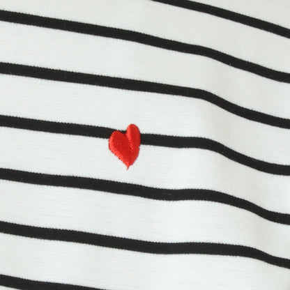 スキーベア刺繍ボーダーロンT  0208270253