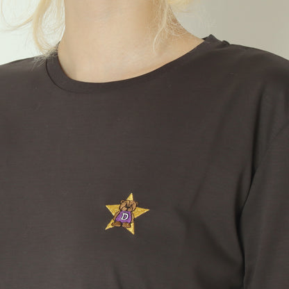 ロゴ刺繍カットソー　02080660254