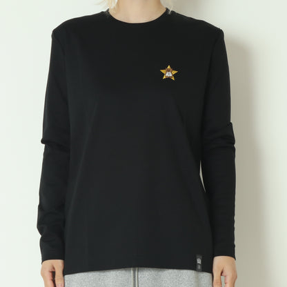 ロゴ刺繍カットソー　02080660254