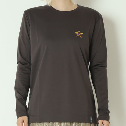 ロゴ刺繍カットソー　02080660254