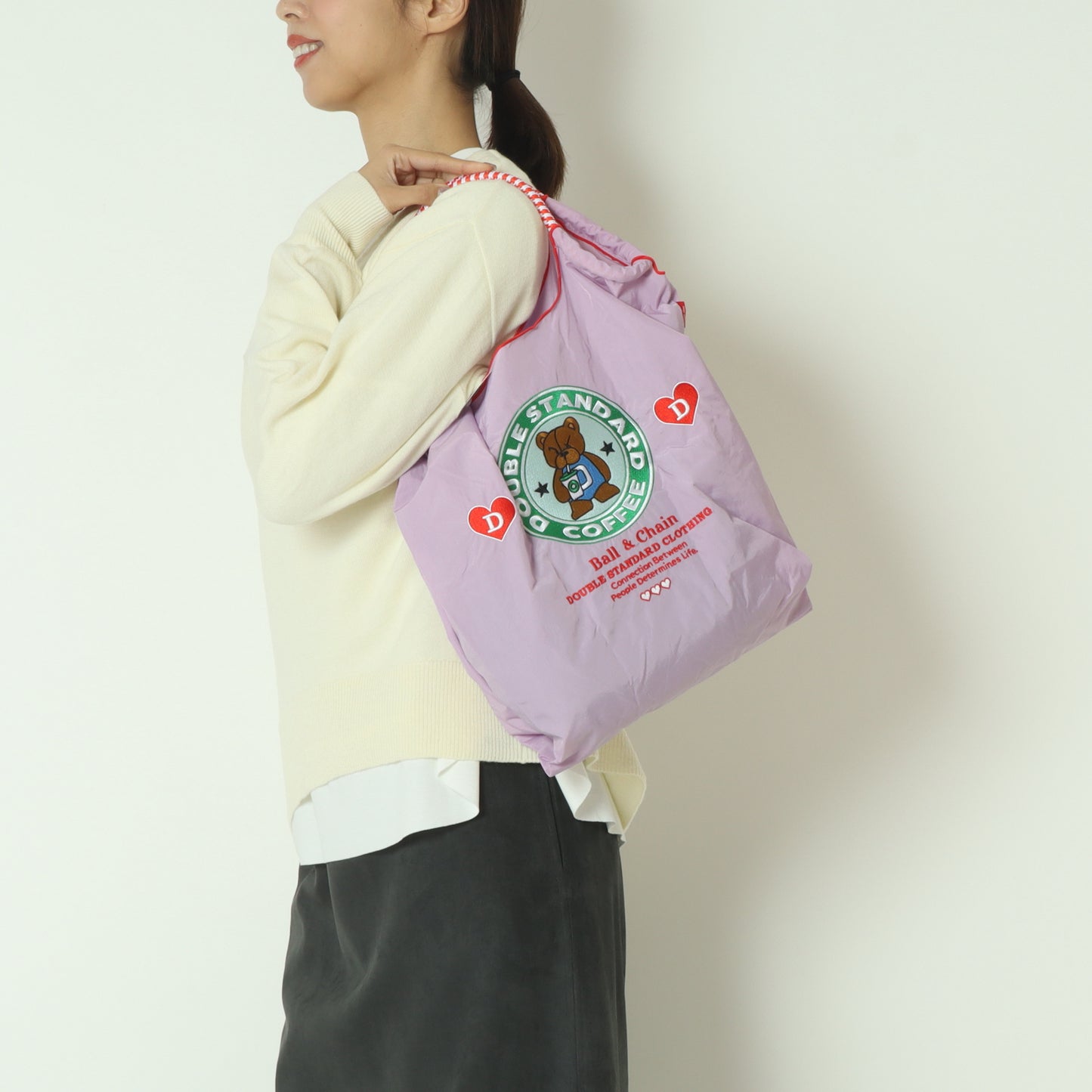 Ball&Chainコーヒーベアミニショッピングバッグ 0400002261