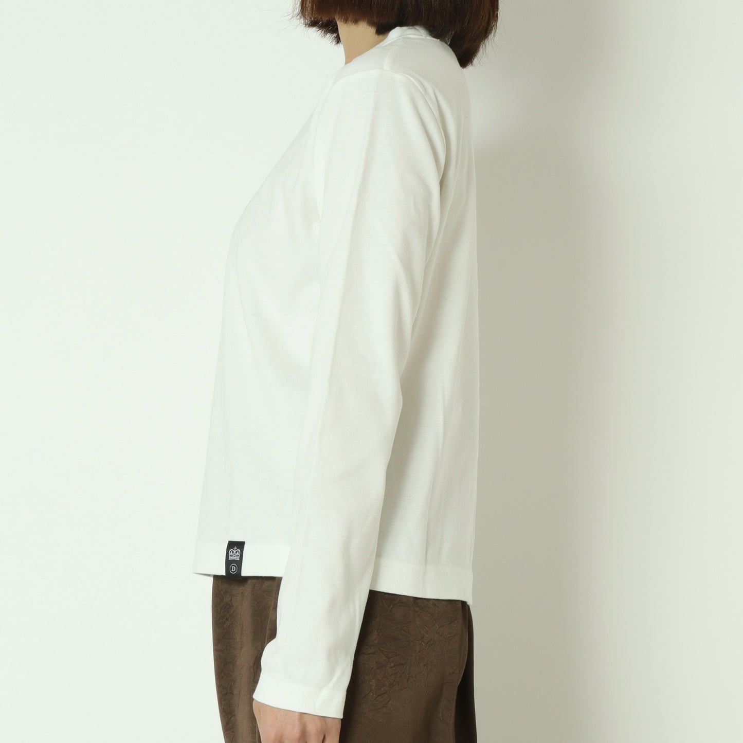 ベア刺繍フライスロンT  0208010261