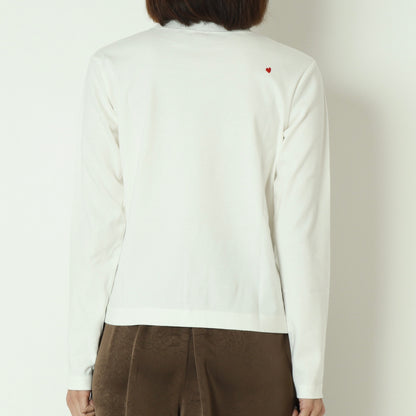 ベア刺繍フライスロンT  0208010261