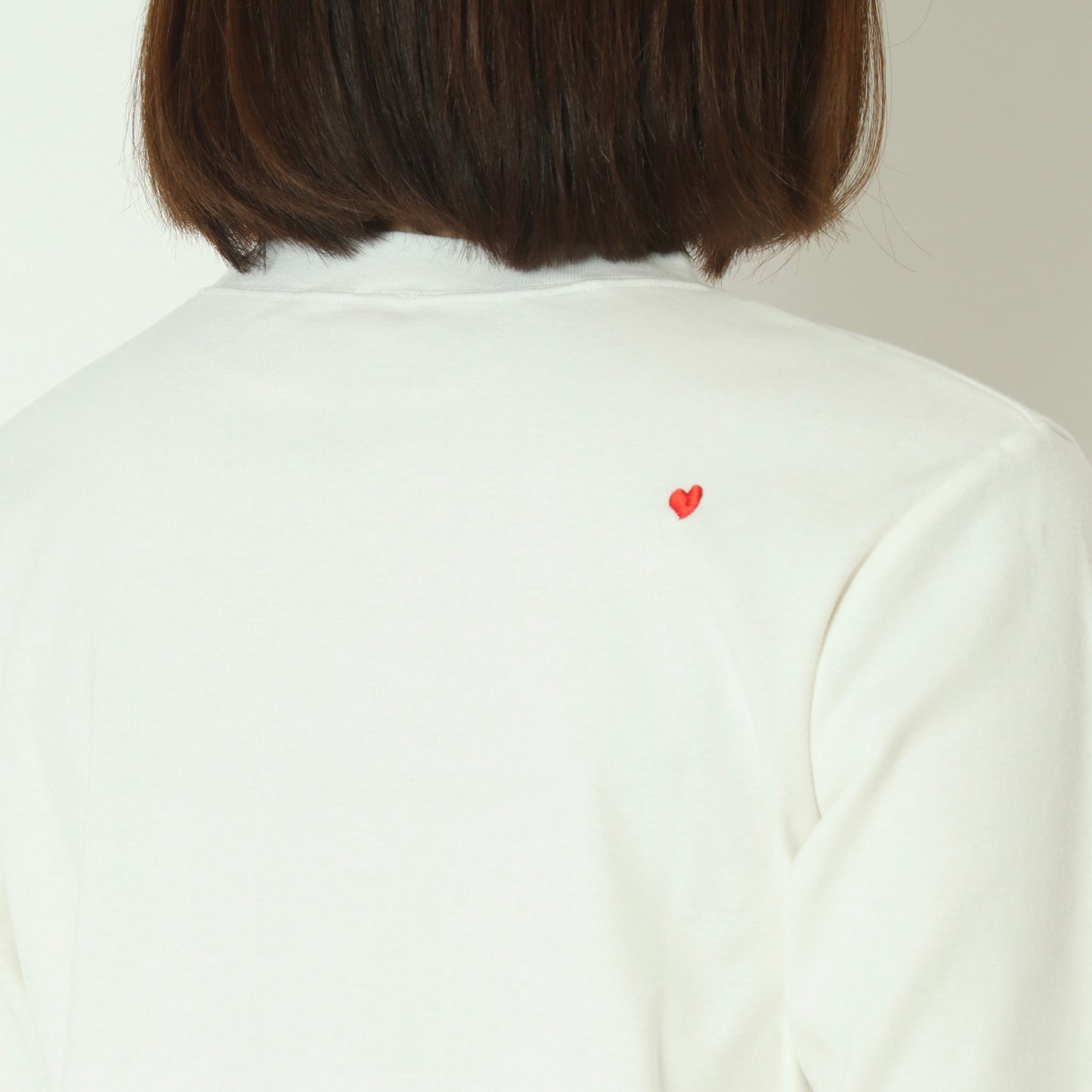 ベア刺繍フライスロンT  0208010261