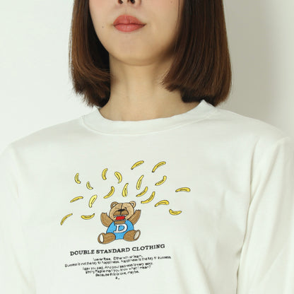 ベア刺繍フライスロンT  0208010261