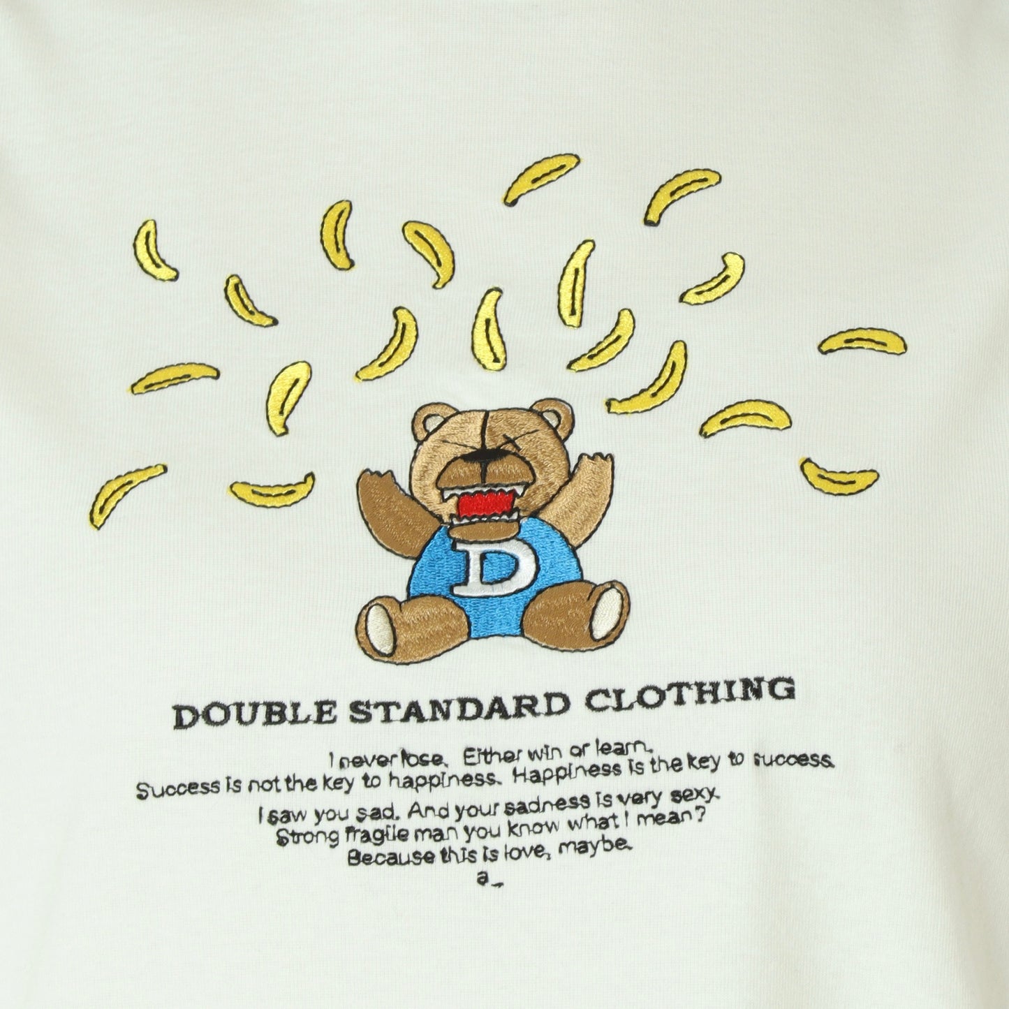 ベア刺繍フライスロンT  0208010261