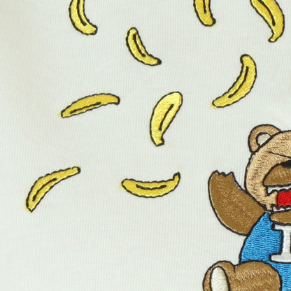 ベア刺繍フライスロンT  0208010261