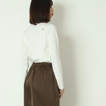 ベア刺繍フライスロンT  0208010261