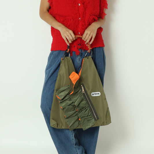 RISLEY×OUTDOORトライアングルフリルバッグ  R2501TFB36