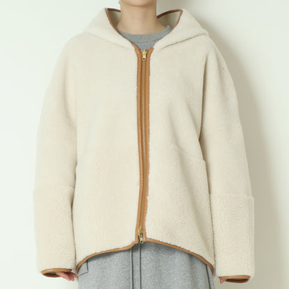 リバーシブルボアフーディーブルゾン  R2303RBP527