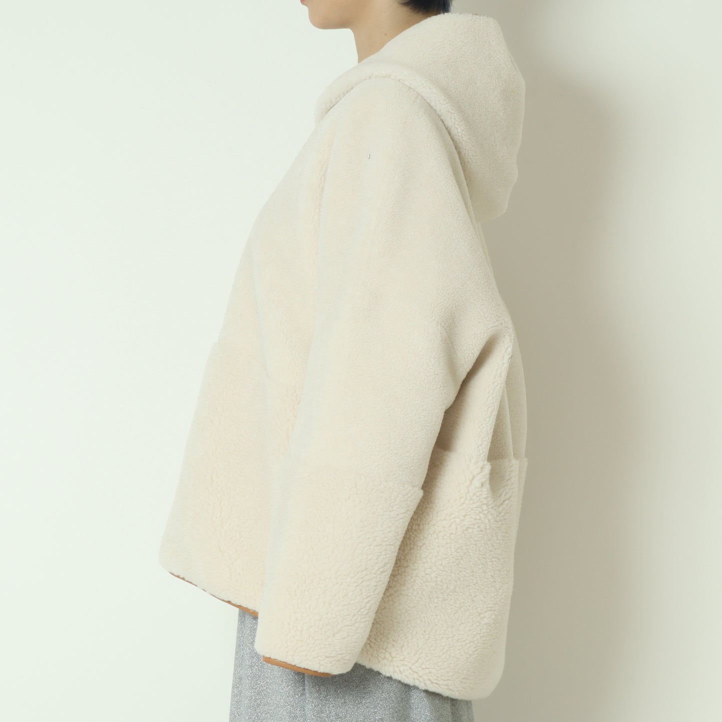 リバーシブルボアフーディーブルゾン  R2303RBP527