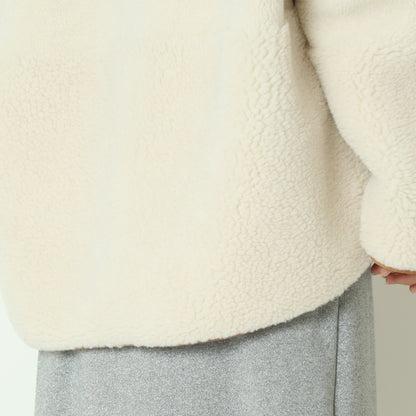 リバーシブルボアフーディーブルゾン  R2303RBP527