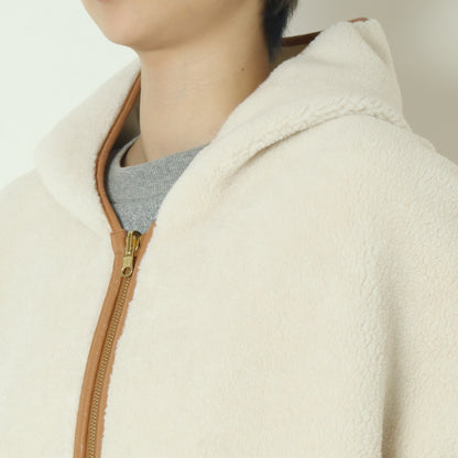 リバーシブルボアフーディーブルゾン  R2303RBP527