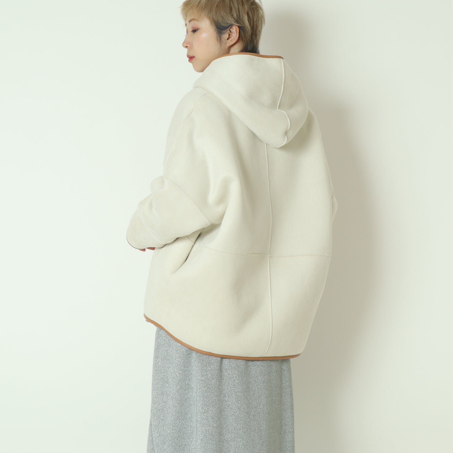 リバーシブルボアフーディーブルゾン  R2303RBP527