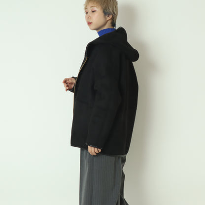 リバーシブルボアフーディーブルゾン  R2303RBP527