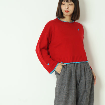ハートポイントニット  D8569
