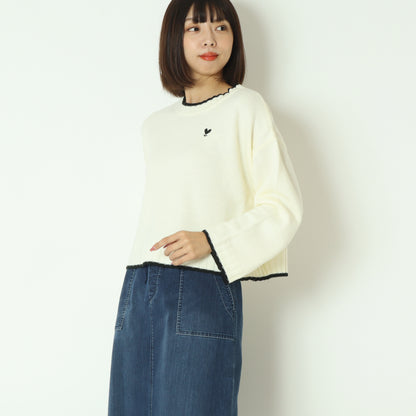 ハートポイントニット  D8569