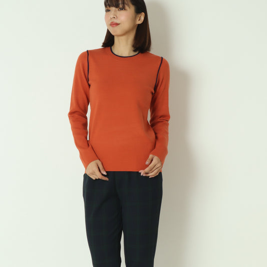 ショルダーラインニット D8616