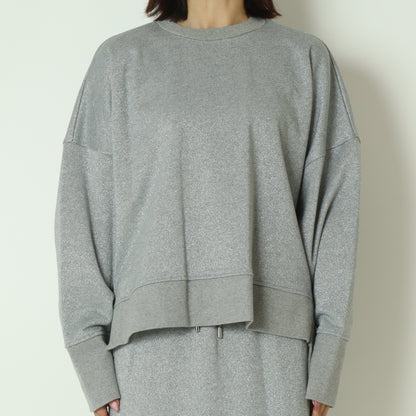 ラメスウェットリラックストップス  H524345/2