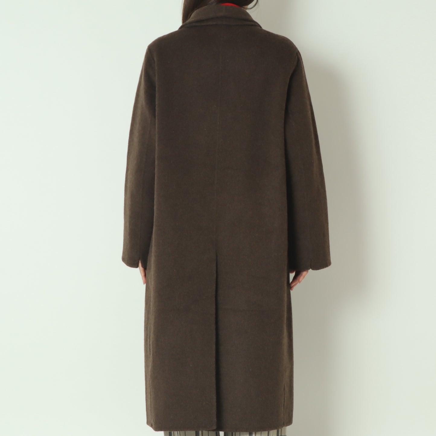 ストラクチャードダブルウールコート  H125309