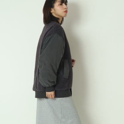 ボアコンビ中綿MA-1ブルゾン  H125305