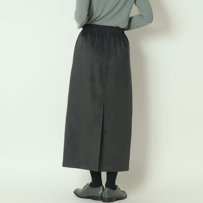 エコスウェードベンツ入りIラインロングスカート H725313