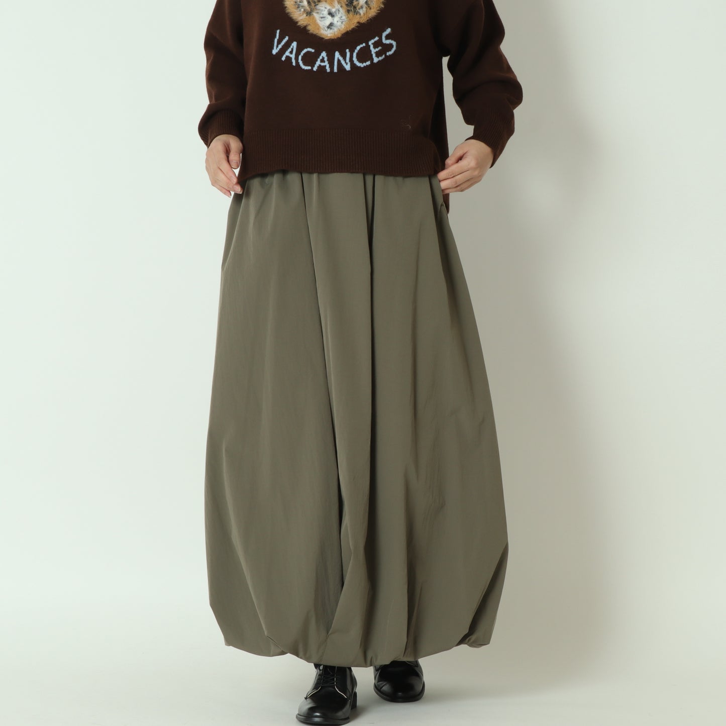 バルーンシルエットスカート　H725315