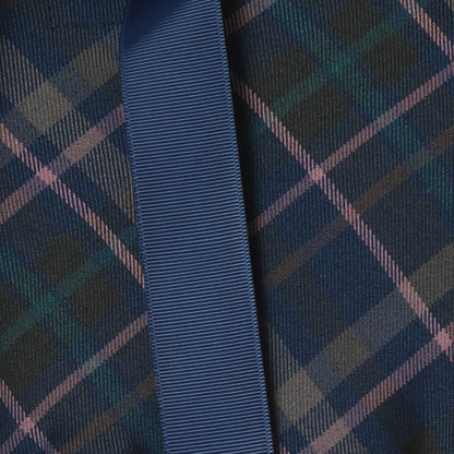 タータンバックリボンシャツドレス H325316