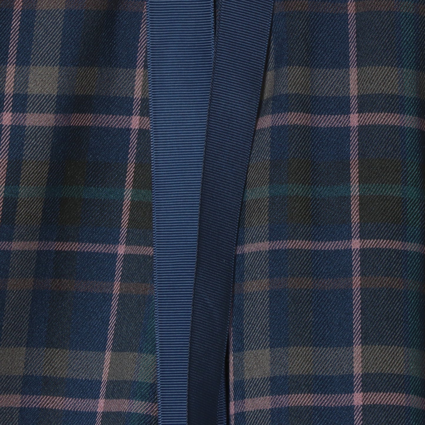 タータンバックリボンシャツブラウス H425326