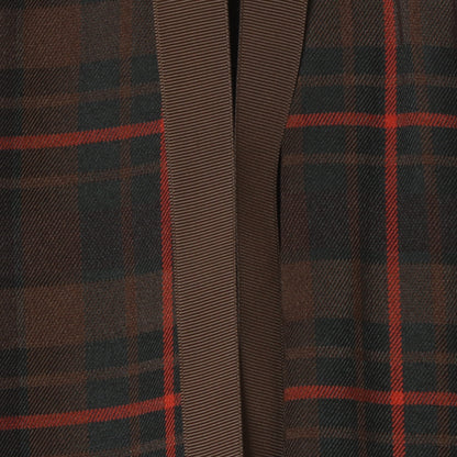 タータンバックリボンシャツブラウス H425326