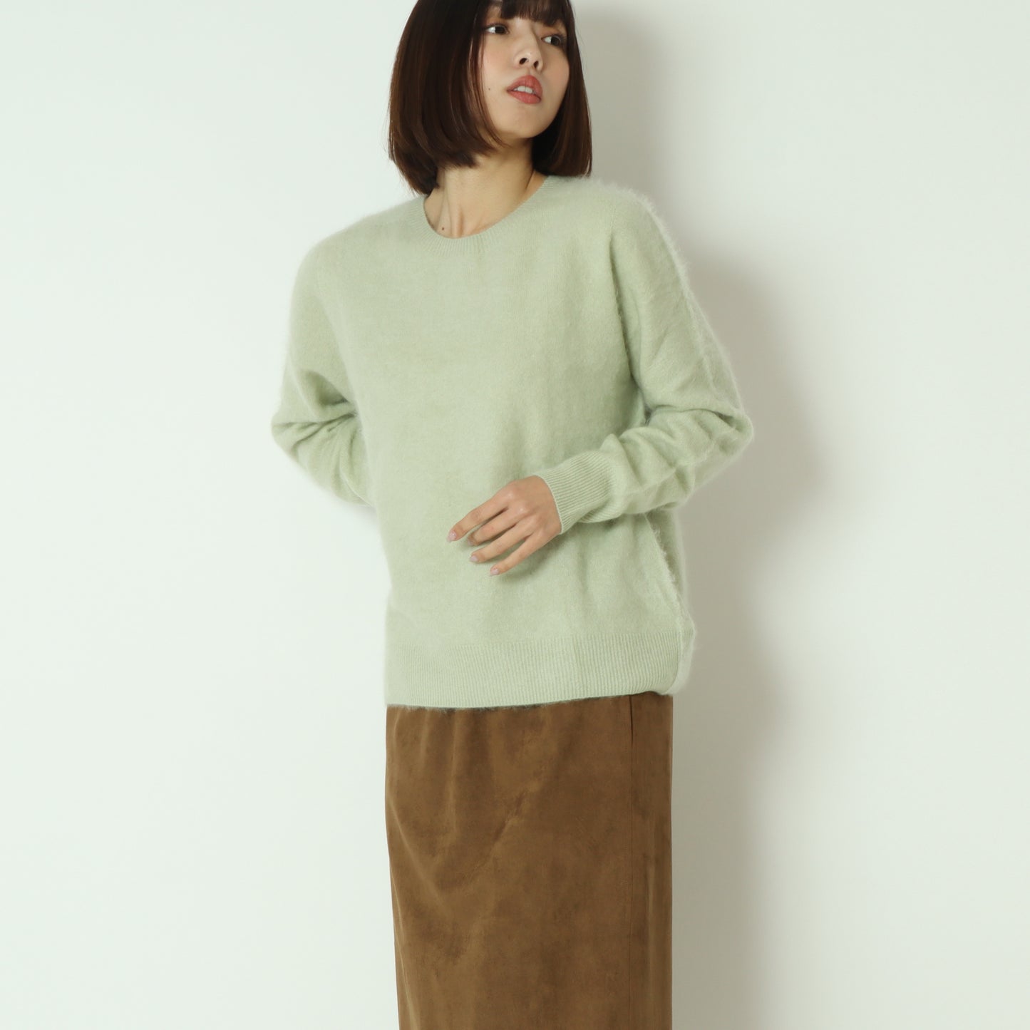 エアリータッチカシミヤニットプルオーバー H625309
