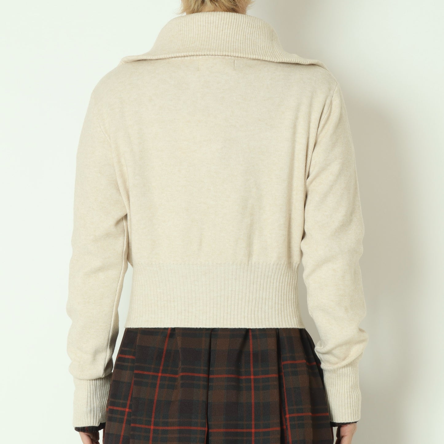 ハイネックジップニット H625312