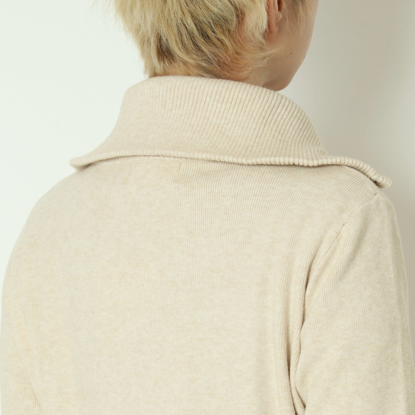 ハイネックジップニット H625312