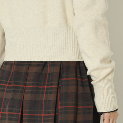 ハイネックジップニット H625312