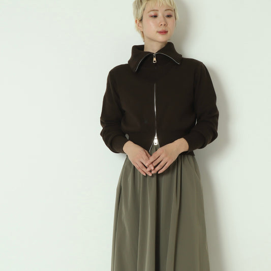 ハイネックジップニット H625312