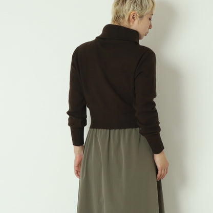 ハイネックジップニット H625312