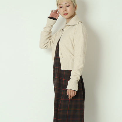 ハイネックジップニット H625312