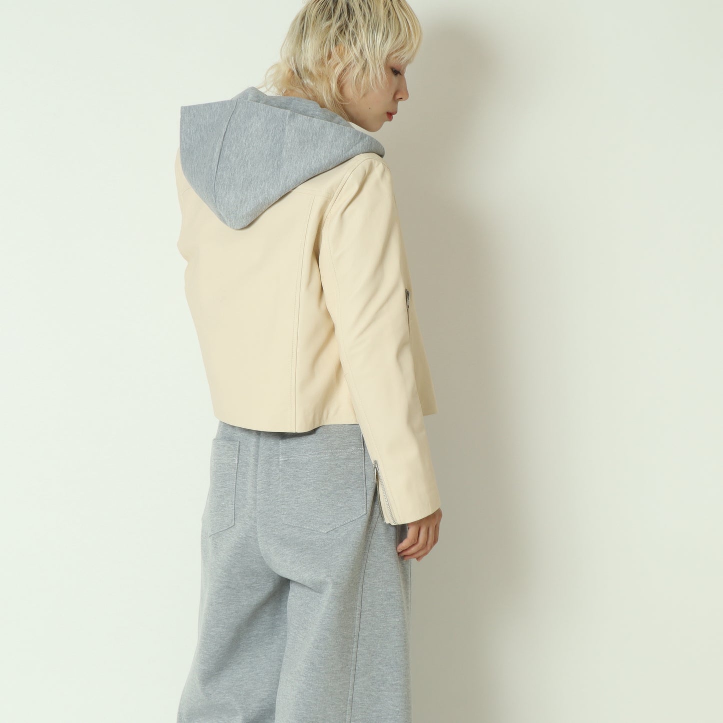 レザーライダースジャケット  SK611