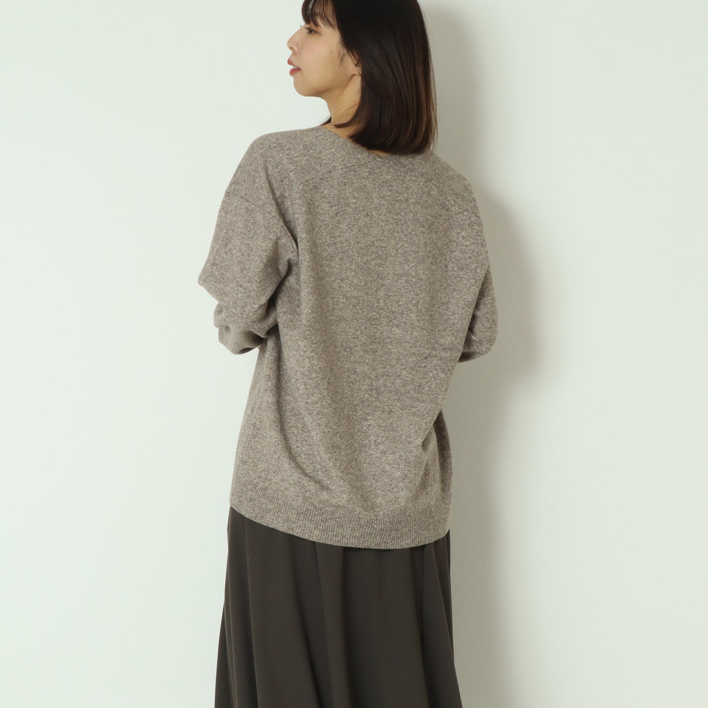 前後Vネックニット 6263-526