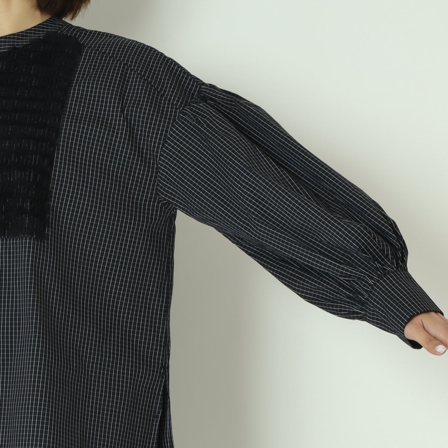 チュールフリルブラウス  6262-457