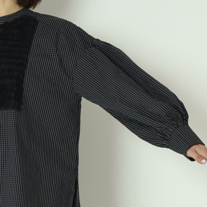 チュールフリルブラウス  6262-457