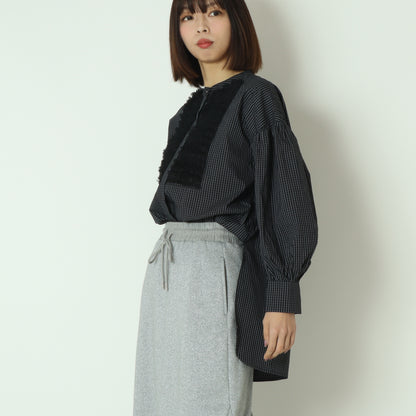 チュールフリルブラウス  6262-457