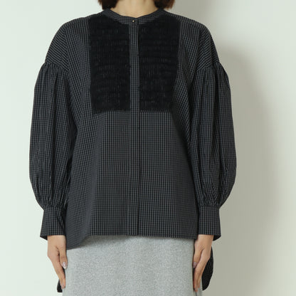 チュールフリルブラウス  6262-457