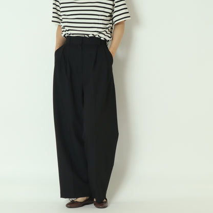 ストレートワイドスラックスパンツ   T12501-30180-1