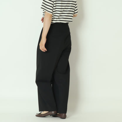 ストレートワイドスラックスパンツ   T12501-30180-1