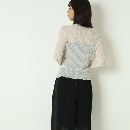 シアージャガードハイネックトップス　TR32508-81438-1