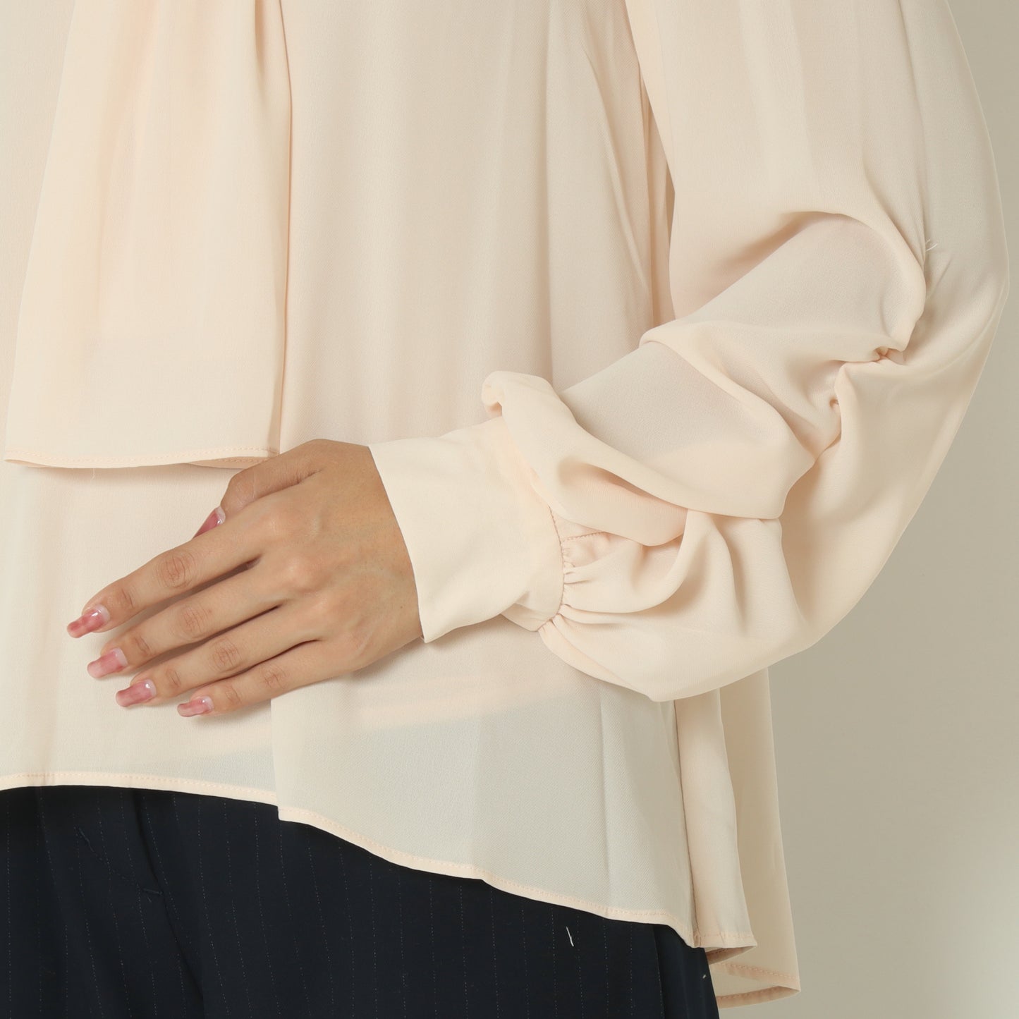 シフォンボウタイブラウス  C7546555