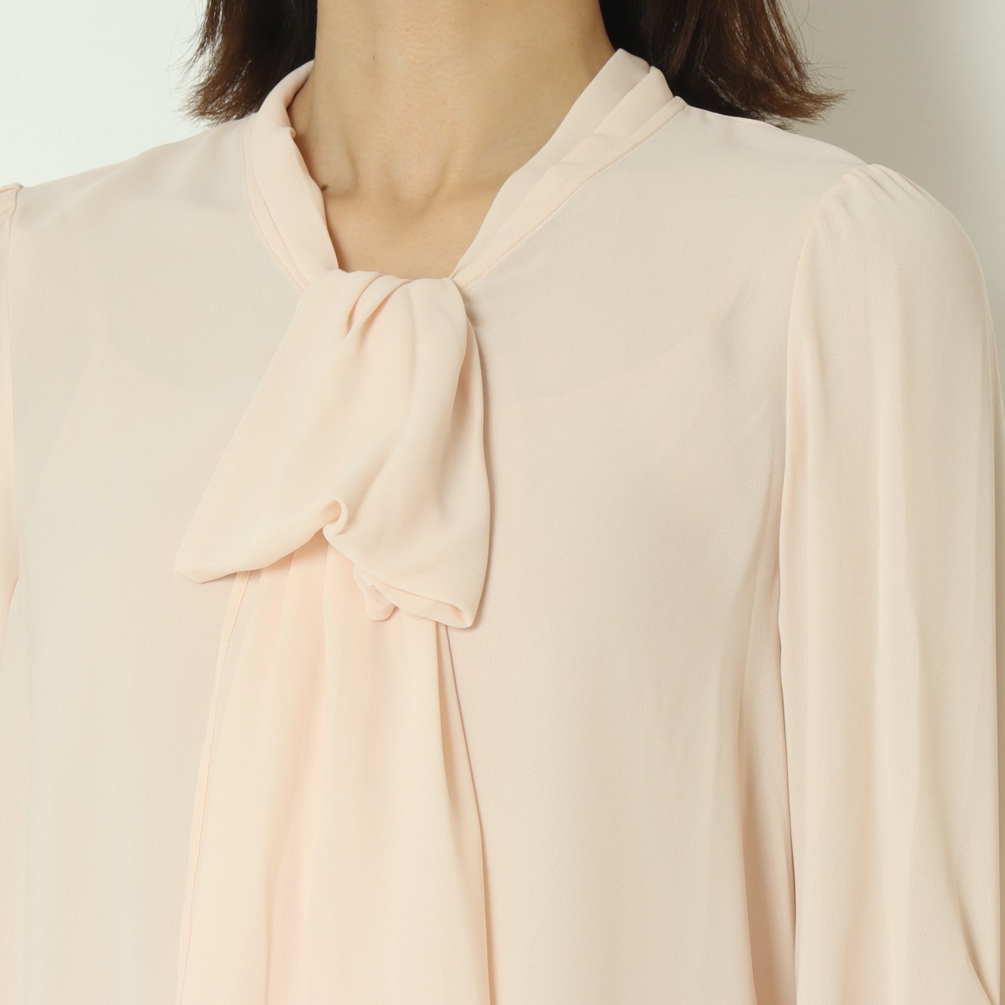 シフォンボウタイブラウス  C7546555