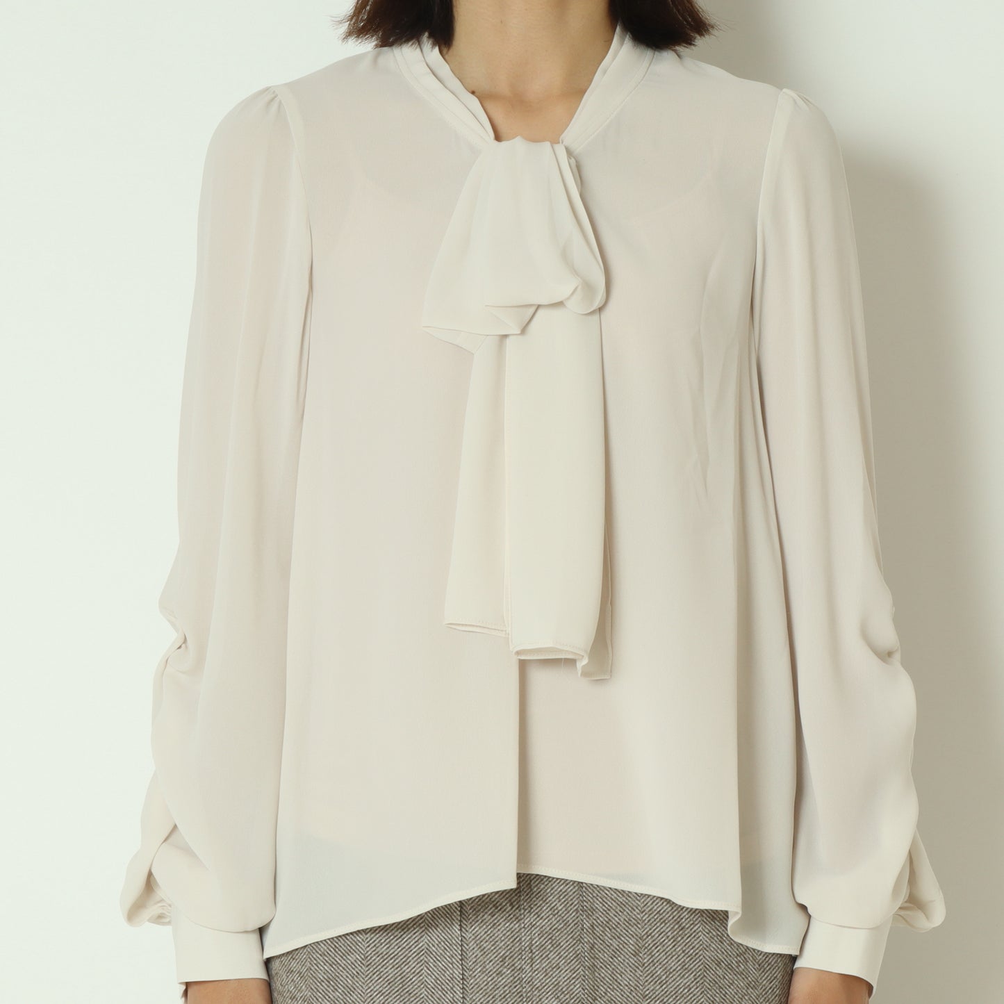 シフォンボウタイブラウス  C7546555